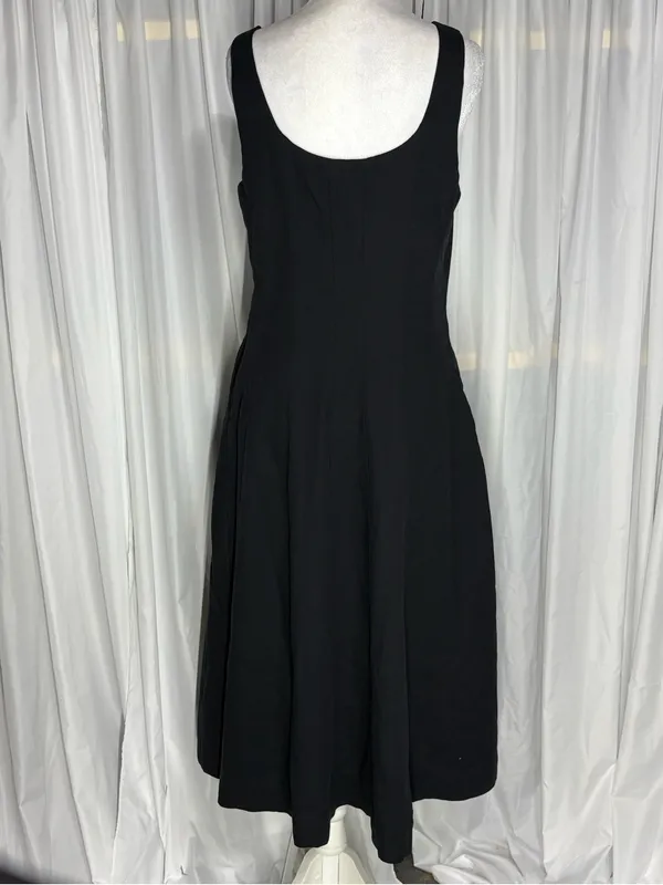 🆕 A New Day Corset Midi A-Line Dress Black Size 4 - Image 4