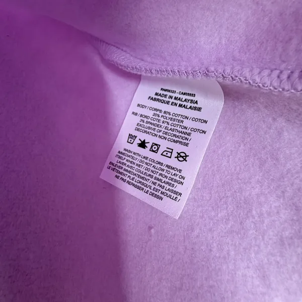 Jordan Womens Brooklyn Fleece Crewneck Sweatshirt Purple FV7074-537 Large NWT - Image 8