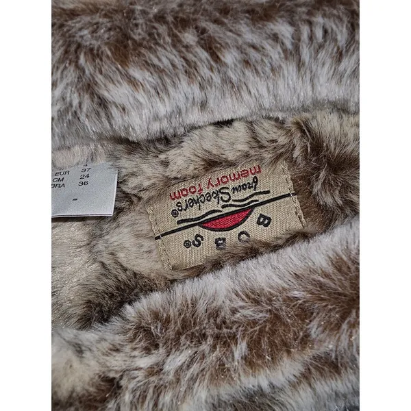 NIB Skechers Bob's Keepsake‎ Lite Chestnut Cozy Blend Slipper Shoes 7 - Image 3