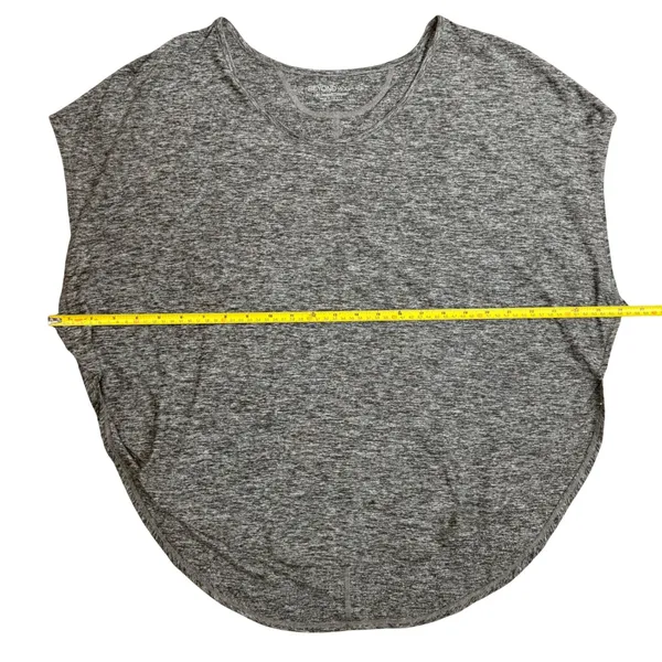 Beyond Yoga Gray Spacedye Poncho Top High‎ Low Relaxed Activewear USA Made Large - Image 4