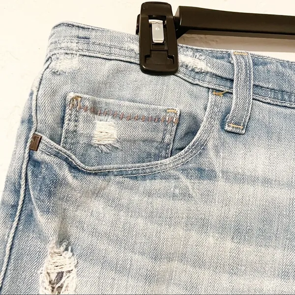 Pilcro And the Letterpress Jean Shorts Distressed Size 29 ‎ Blue Anthropologie - Image 11