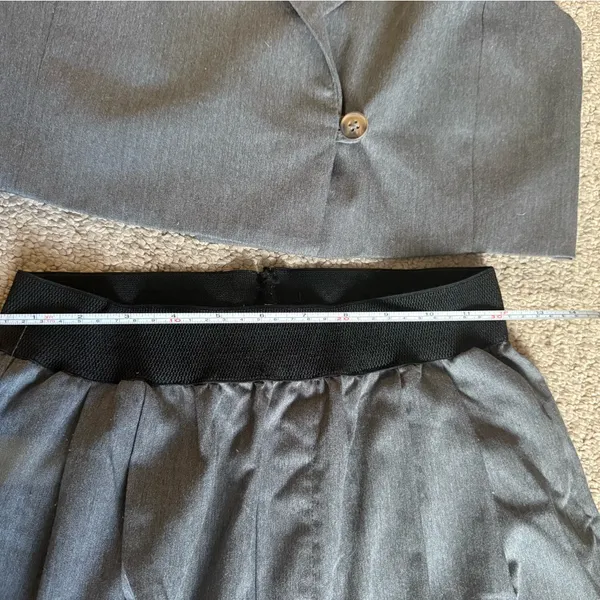 Stylish Two piece set Gray Size M - Image 7