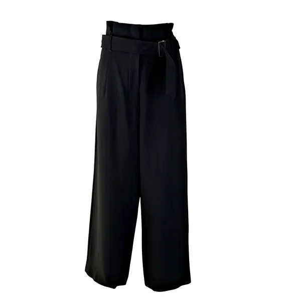 Aritzia Babaton Power Pant Paper Bag Belted Trousers Black - Image 3