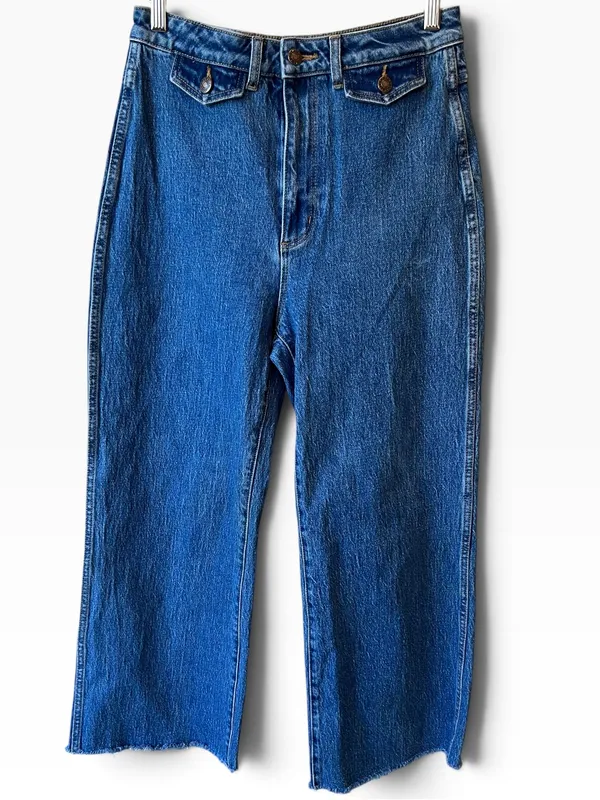Rolla's Sailor High-Rise Crop Wide-Leg Jeans - Image 15