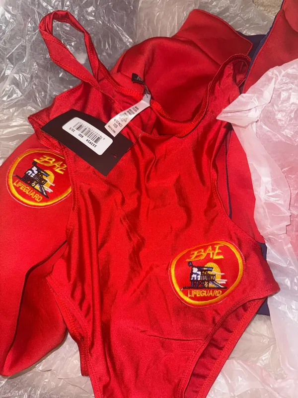 Lifeguard costume 5 piece Red Size XS - Image 6