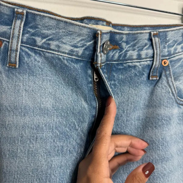 NWOT Madewell The '90s‎ Straight Jean Mercer Wash Size 32 Minimalist Soft Girl - Image 4