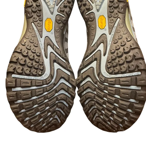 Merrell Shoes Womens Size 9.5 Gray Blue Mesh‎ Vibram Trail Sneakers J034434W - Image 11