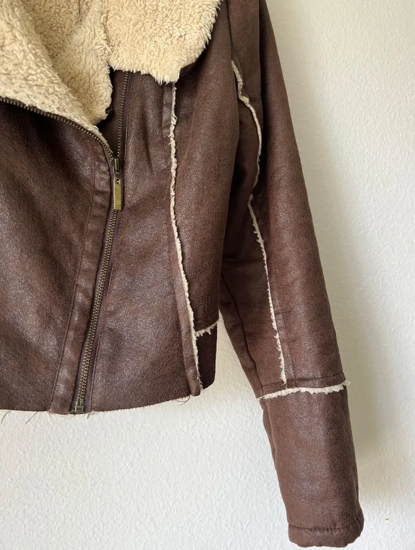 LF Shearling Aviator Jacket - Image 5