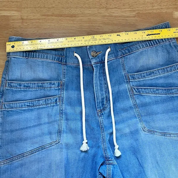 NWT Sonoma Goods For Life High Rise Wide Leg Pull On Jeans XL - Image 8