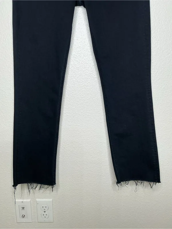 Mother Mid Rise Dazzler Ankle Fray jeans Holding Hands 32 - Image 7