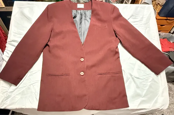 Reflection of Dallas Deep Burgundy Three Piece Suit - Image 16
