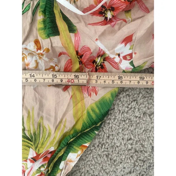 Label of Love Tropical Print A-Line Tassel Maxi Dress Sz Med - Image 11