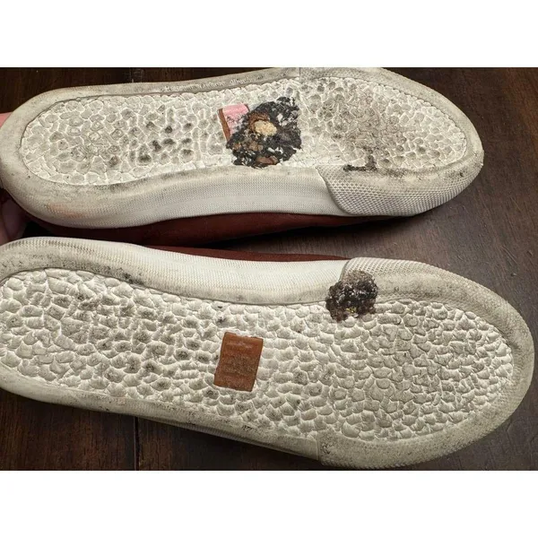 Frye maya cognac leather lace up sneakers women's 6 - Image 5