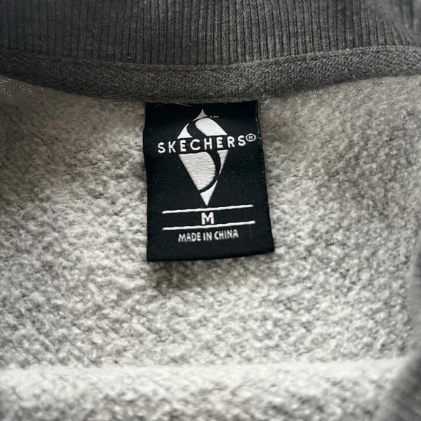 Skechers Logo Womens Crewneck Sweatshirt M Streetwear Athleisure Casual Lounge - Image 4