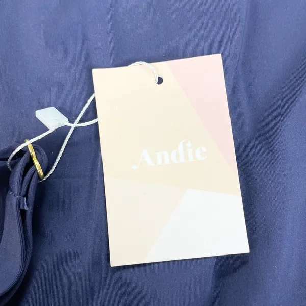 Andie The Amalfi One-Piece Swimsuit Womens 3XL Navy Blue‎ Beachy Resort Minimal - Image 6