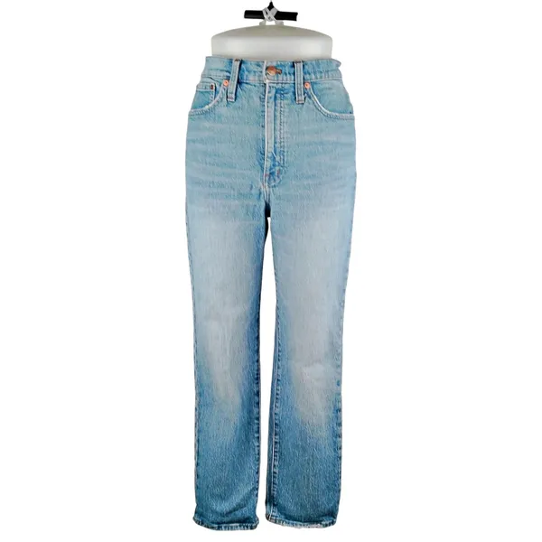 Madewell Classic Straight Jean M3520 Nearwood Wash Size 28 x 25.5 - Image 2