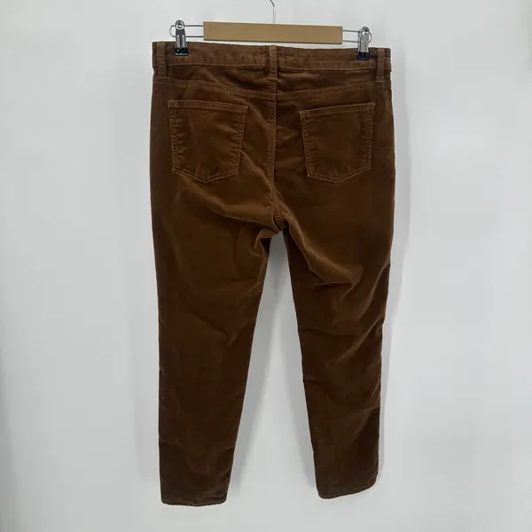 EDYSON Corduroy Pants Women’s 30P Petite Brown HAMPTON Skinny Fine Wale Classic - Image 2