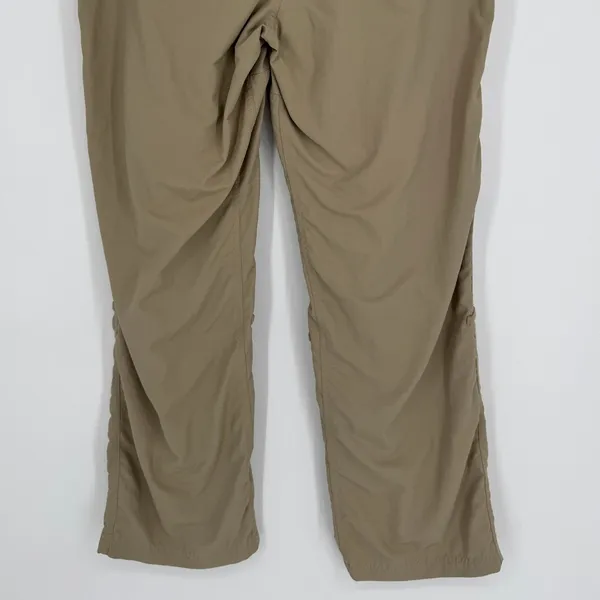 The North Face Hiking Pants Size 16 Khaki Outdoor Convertible Roll Up‎ Gorpcore - Image 8