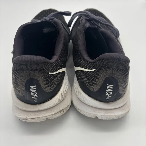 Hoka Mach 6 Womens Running Shoes Black White Size 8B - Image 9