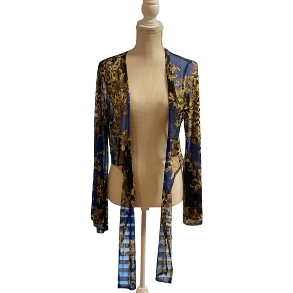 Jasmine Mesh Wrap Top - Image 6