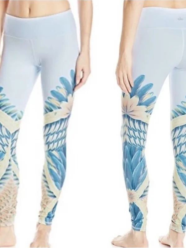 ALO Yoga Gypset Goddess Airbrush Leggings size Small - Image 2