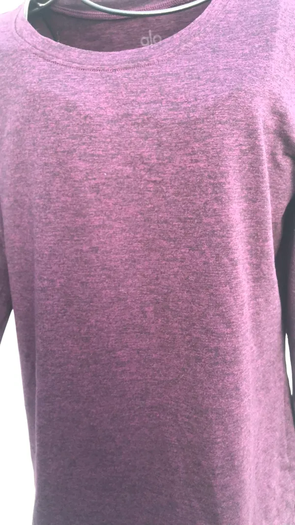 Alo Long Sleeve Purple Shirt Size Medium - Image 5
