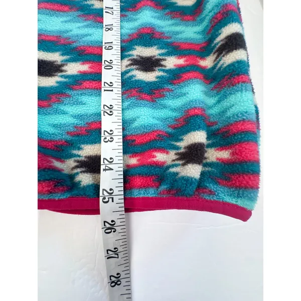 Patagonia Synchilla Snap-T Fleece S Teal Pink Southwest Aztec FA15 - Image 10