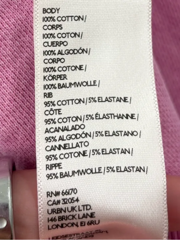 Pilcro short sleeve crew neck sweatshirt top - Image 10