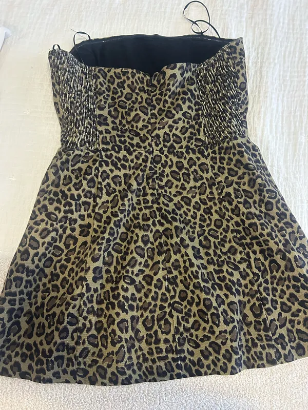 Fancy d leopard mint dress size medium - Image 2