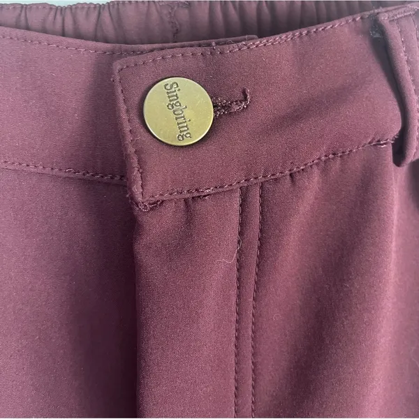 Singbring outdoor weatherproof burgundy cargo pants size xs - Image 5