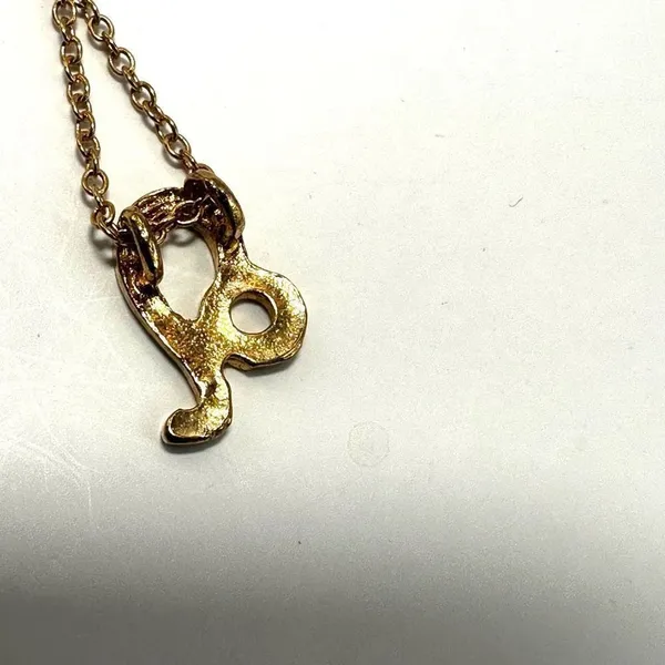 Leo zodiac sign gold tone pendant necklace - Image 6