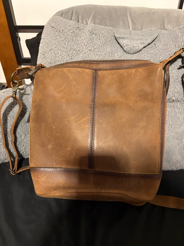 STS Ranchwear Diamond Crossbody Bag Brown - Image 2