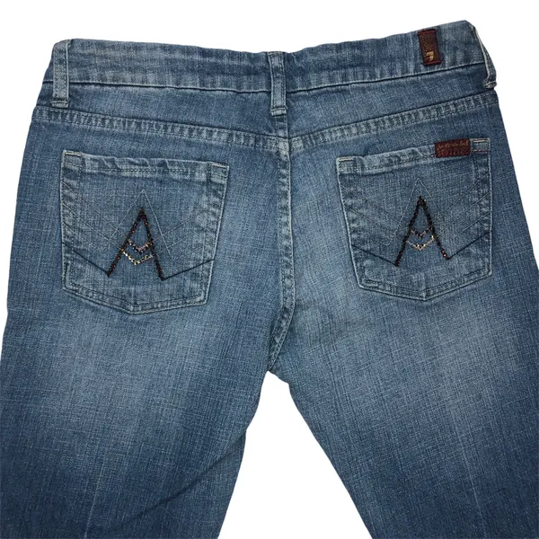 "A" Pocket Boot Cut Jeans - Size 28 - Image 5