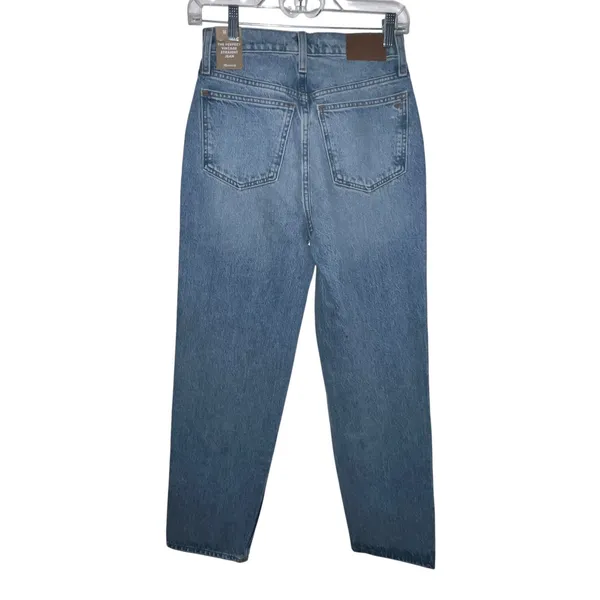 Madewell The Perfect Vintage Straight Jean Medium Wash Blue Denim Women W23 New - Image 3