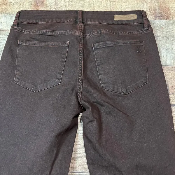 Articles of Society Chocolate Brown Denim Mya Skinny Jeans Sz 26 Fall Season - Image 4