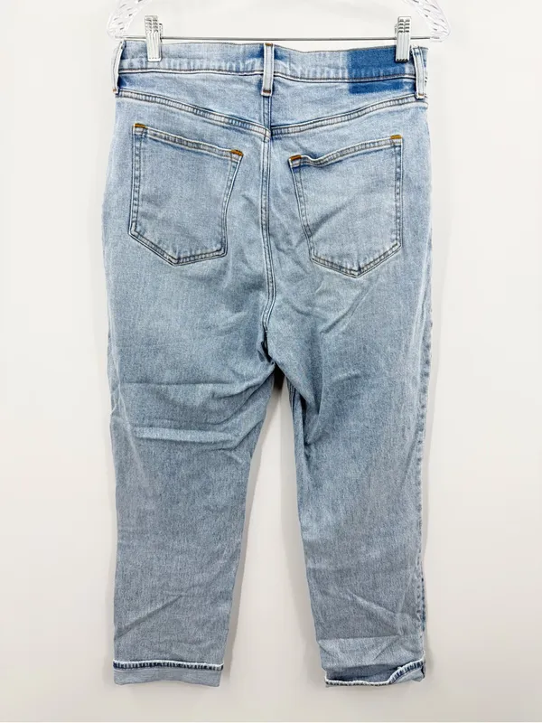 Abercrombie & Fitch Women's The Ankle Straight Ultra High Rise Size 8L - Image 2