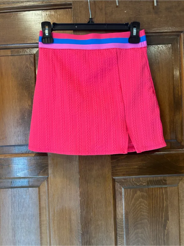 Beach Riot Shore Skort Small Orchid Cable Pink Textured Tennis Athletic Skirt S - Image 3