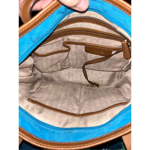 Michael Kors Kempton blue nylon tote - Image 7