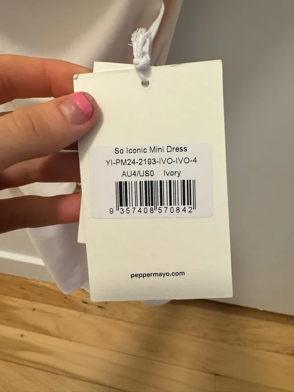 Peppermayo So Iconic Mini Dress - Ivory - Image 6