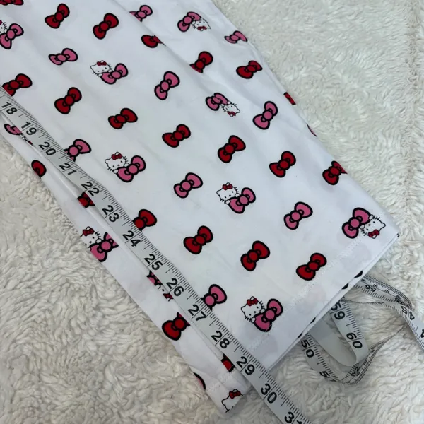 Hello Kitty Womens Pj Pants Loungewear XL Cotton Holiday Halloween Preppy - Image 5