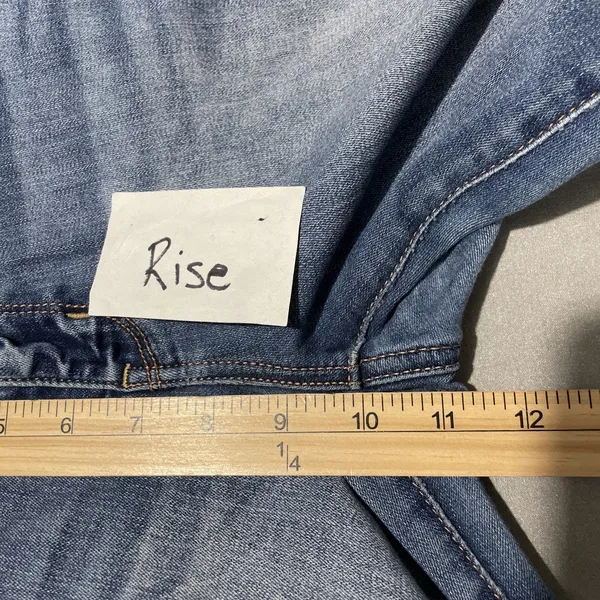 American Eagle Hi Rise Jegging Size 8 Blue Jeans Stretch Distressed Denim Skinny - Image 11