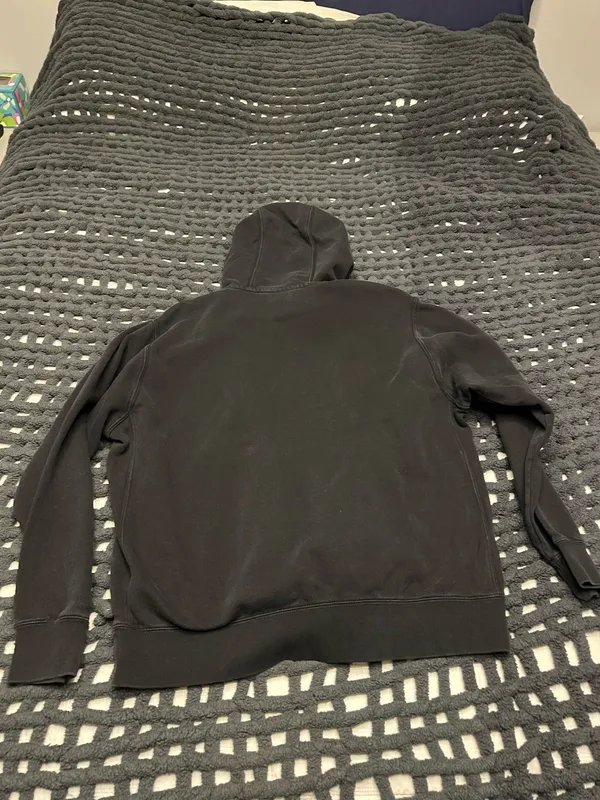 Nike Hoodie Sweatshirt Black Swoosh Logo - Image 4