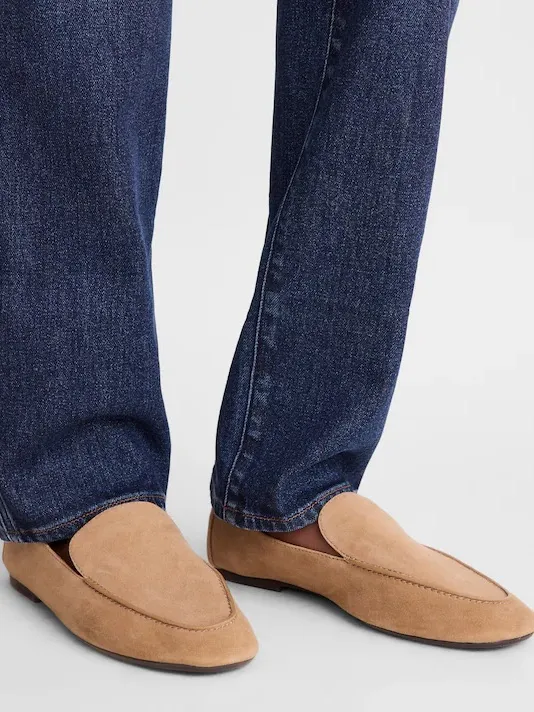 Madewell The Dolli Glove Loafer Soft suede in Walnut Shell Size 7 - Image 4