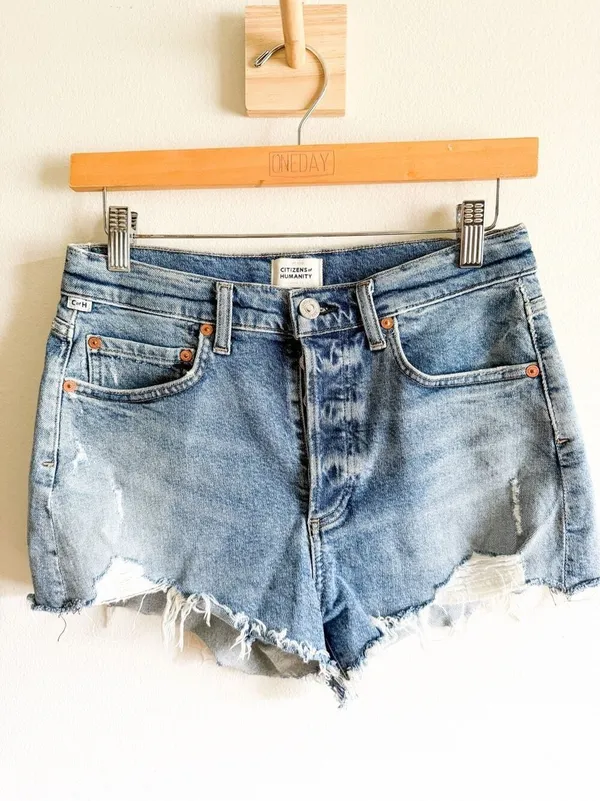Citizen of Humanity Annabelle Vintage Relaxed Jean Short Size 25 - Image 3
