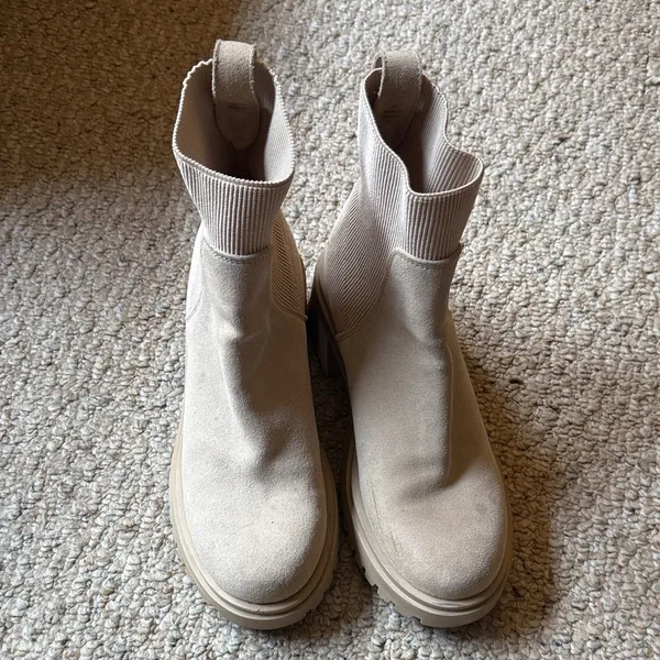 STEVE MADDEN Holley Leather Upper Boots Size 9 - Image 10