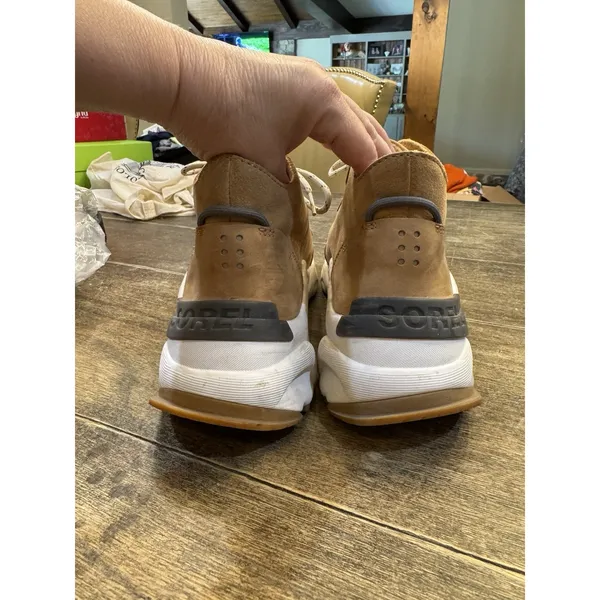 SOREL Kinetic RNEGD Caribou Waterproof Sneakers in Tawny Buff Size 10 - Image 4