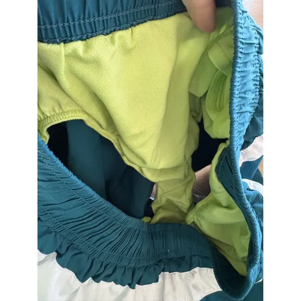 Athleta Teal Running Shorts Lined Drawstring Athletic Women’s S - Image 5