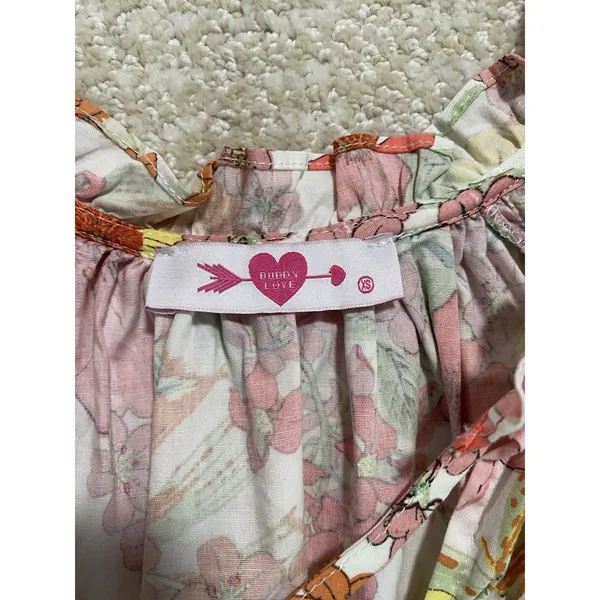 Camisa Con Estampados De Flores Para Mujer Talla Xs Marca Buddy Y Love Algodón - Image 11