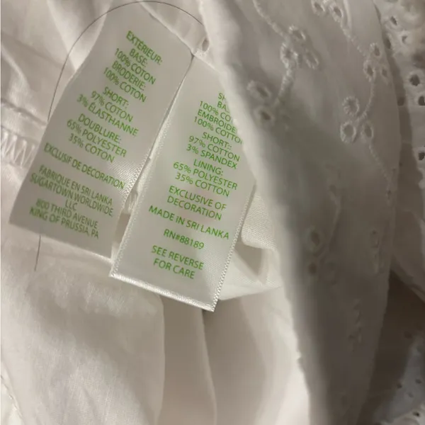 Lilly Pulitzer Ellia eyelet skort white size 0 - Image 7