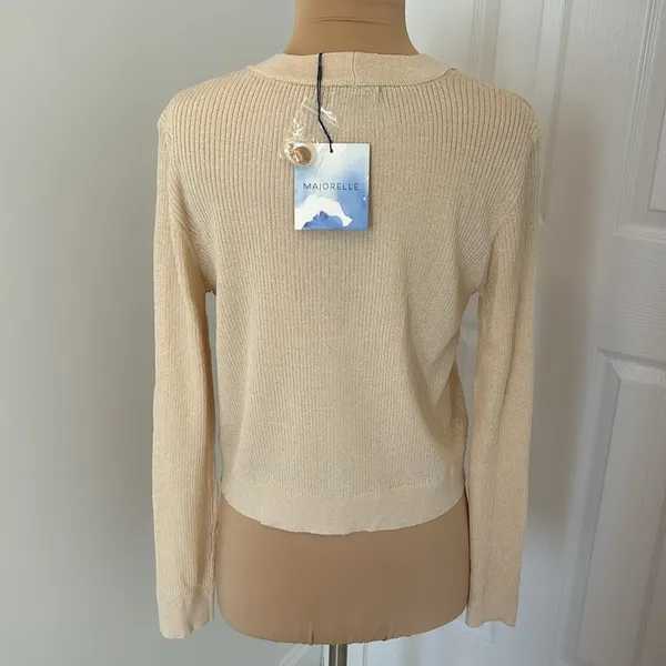 Majorelle Winnee Metallic Cardigan - Image 4
